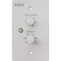 HH Electronics MZ-C2-US-WH Volume control w/ source select